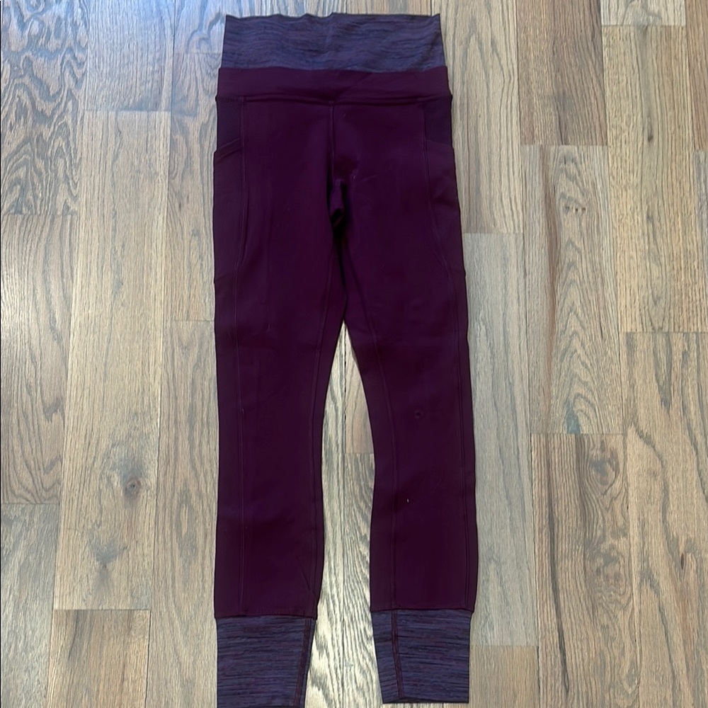 Lululemon Burgundy/Dark Purple Leggings